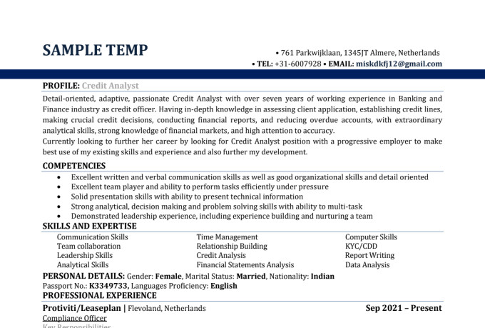 design a professional ats resume with a tailored cover letter